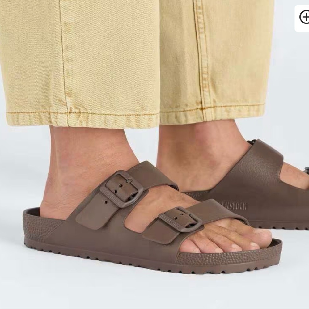 Birkenstock Eva in “Roast” Brown, Double Strap Sandals Size 38 (US 7.5) - Picture 13 of 14
